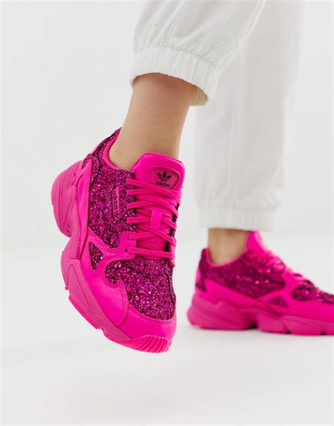 rosa adidas schuhe mit glitzer streifen|Adidas Schuhe Rosa online .